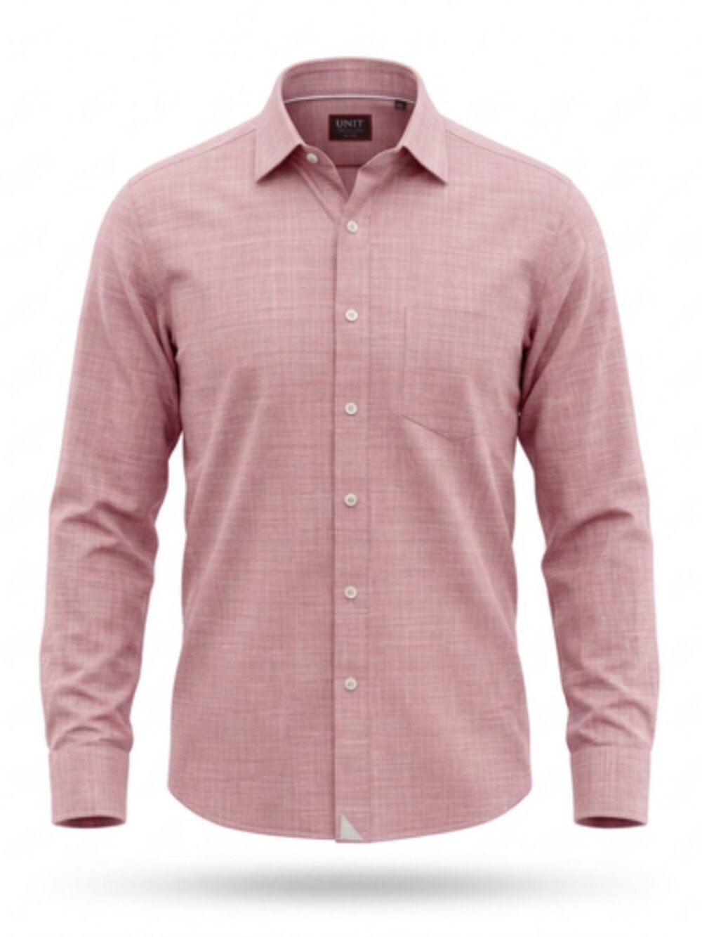 UNTUCKit Avellino WF Plaid Men Shirt S Pink Office Work Formal Preppy Business